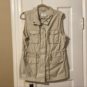 Khaki Utility Safari Vest
